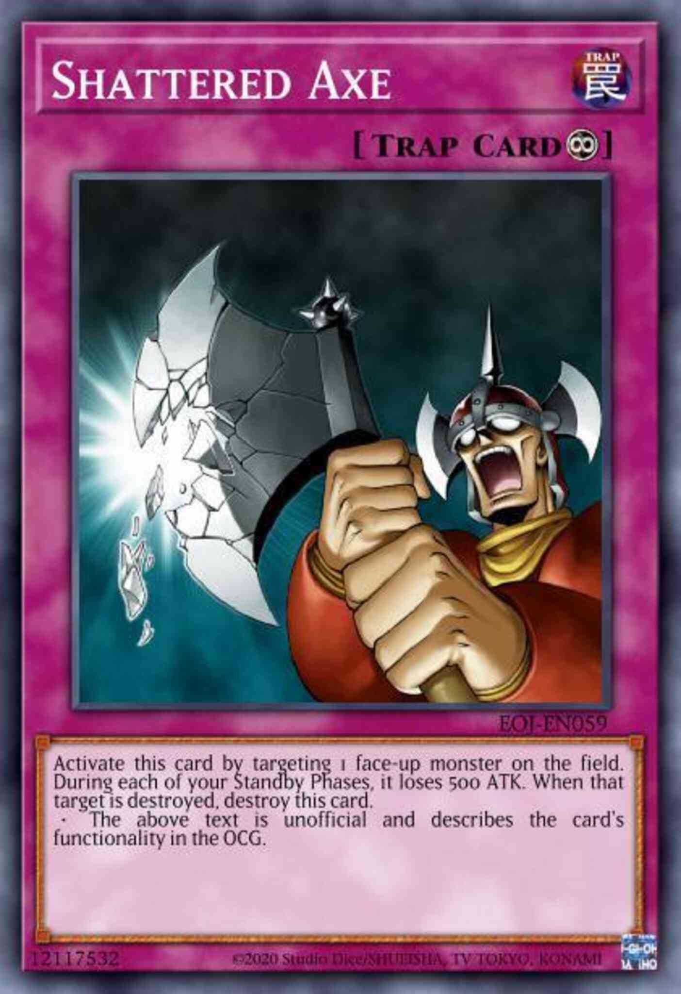 Shattered Axe - EOJ-EN059 - Common - Unlimited