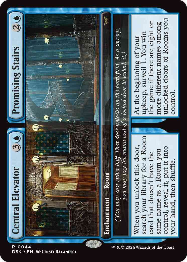 Central Elevator // Promising Stairs [44] [Duskmourn: House of Horror] [Non-Foil]