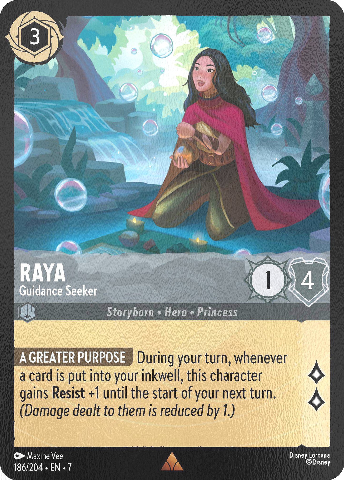 Raya - Guidance Seeker - 186/204 [Archazia's Island] [Cold Foil]