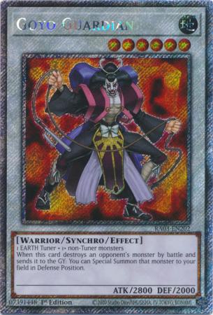 Goyo Guardian - RA03-EN202 - Platinum Secret Rare - 1st Edition