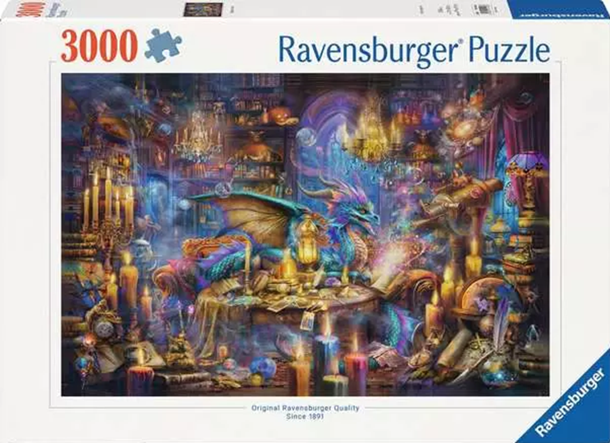 Puzzle - 3000 pcs - Ravensburger' Puzzle - Dragon's Library