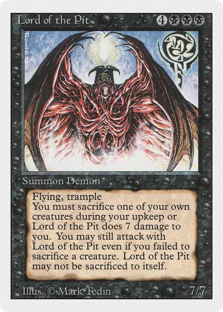 Lord of the Pit [116] [Revised Edition] [Non-Foil]