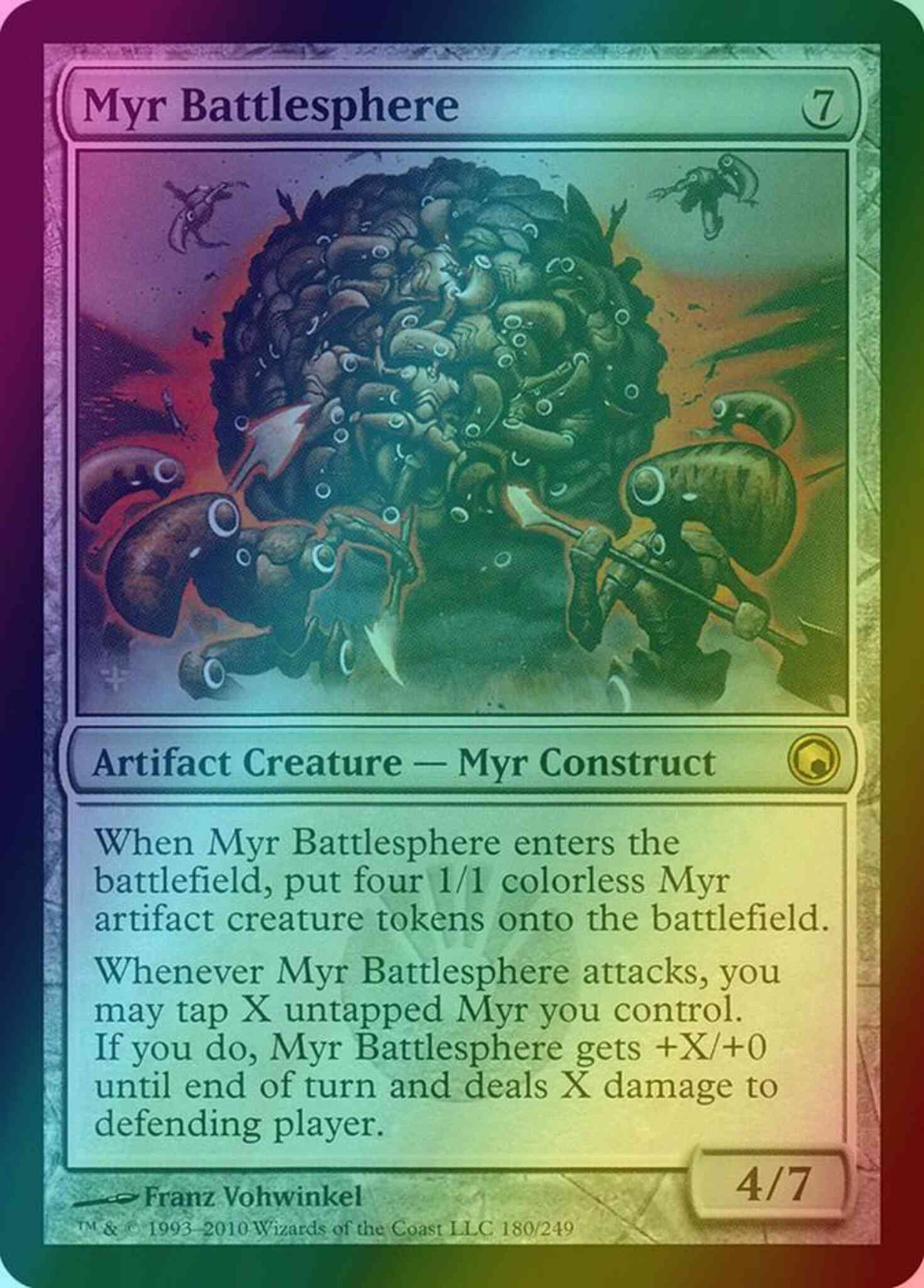 Myr Battlesphere [180] [Scars Of Mirrodin] [Foil]