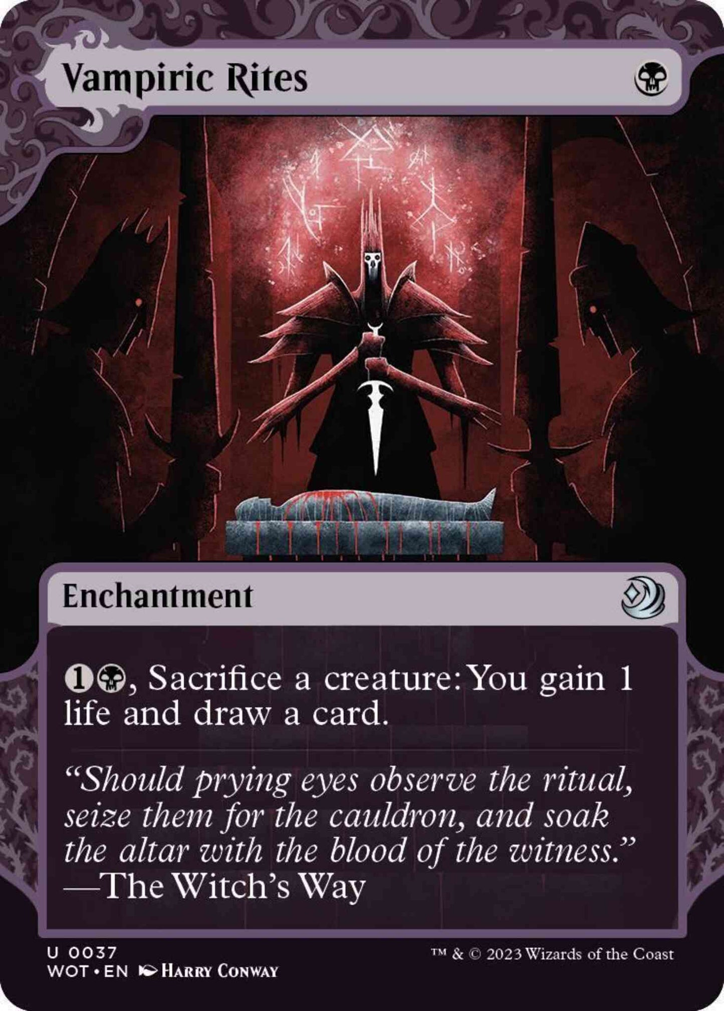 Vampiric Rites [37] [Enchanting Tale Showcase] [Wilds of Eldraine: Enchanting Tales] [Non-Foil]