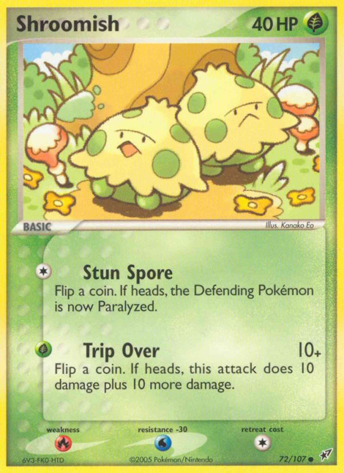 Shroomish - 72/107 - Common [ex8-72] [Non-Holo]
