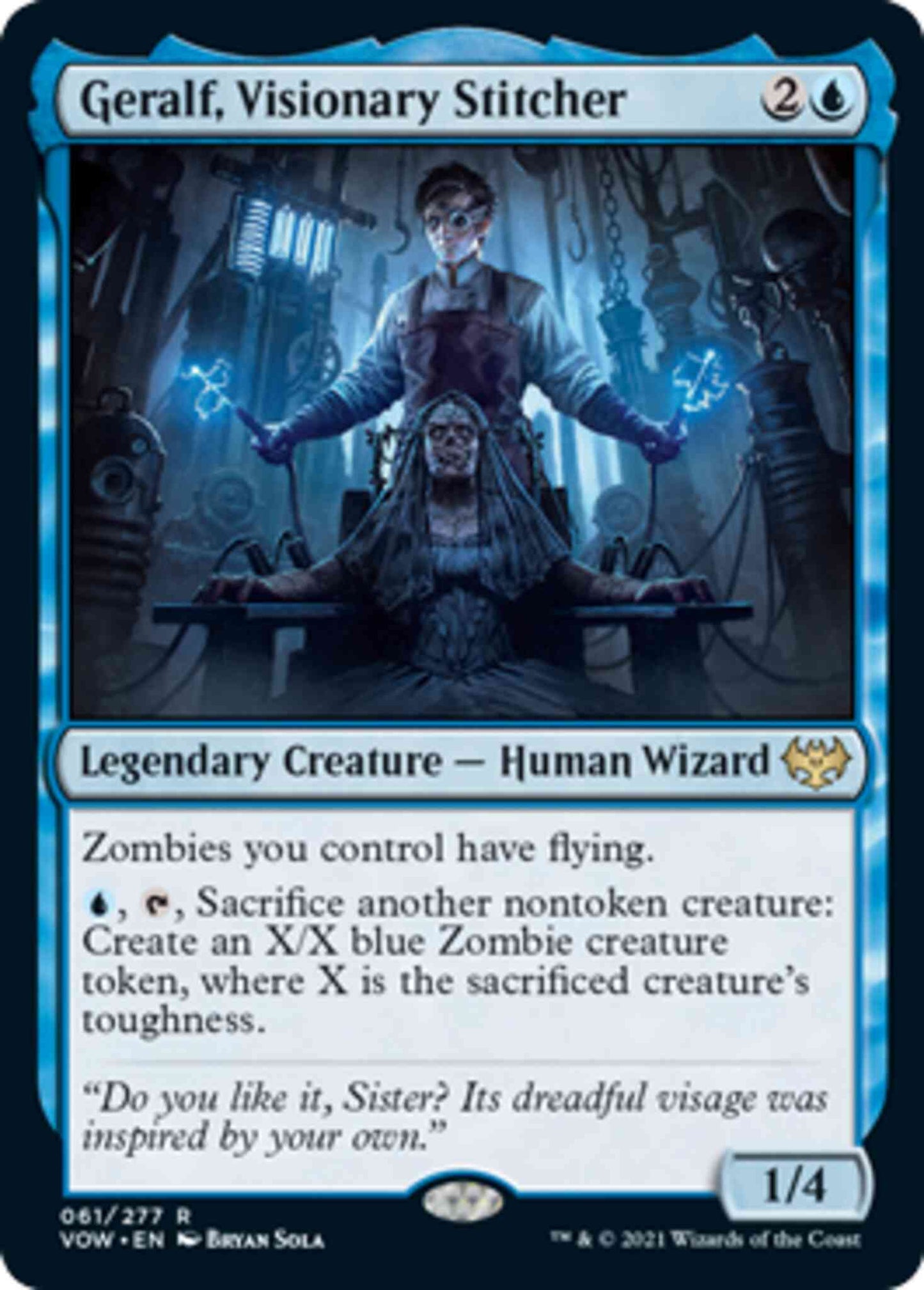 Geralf, Visionary Stitcher [61] [Innistrad: Crimson Vow] [Non-Foil]