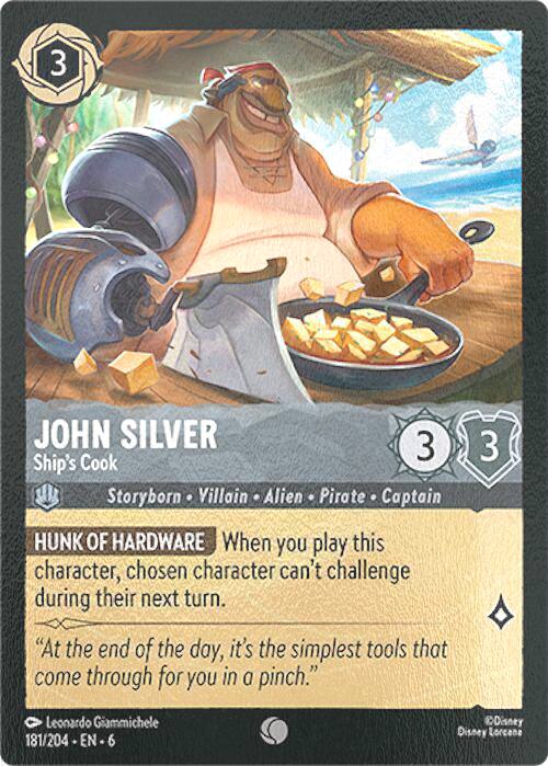 John Silver - Ship's Cook - 181/204 [Azurite Sea] [Cold Foil]