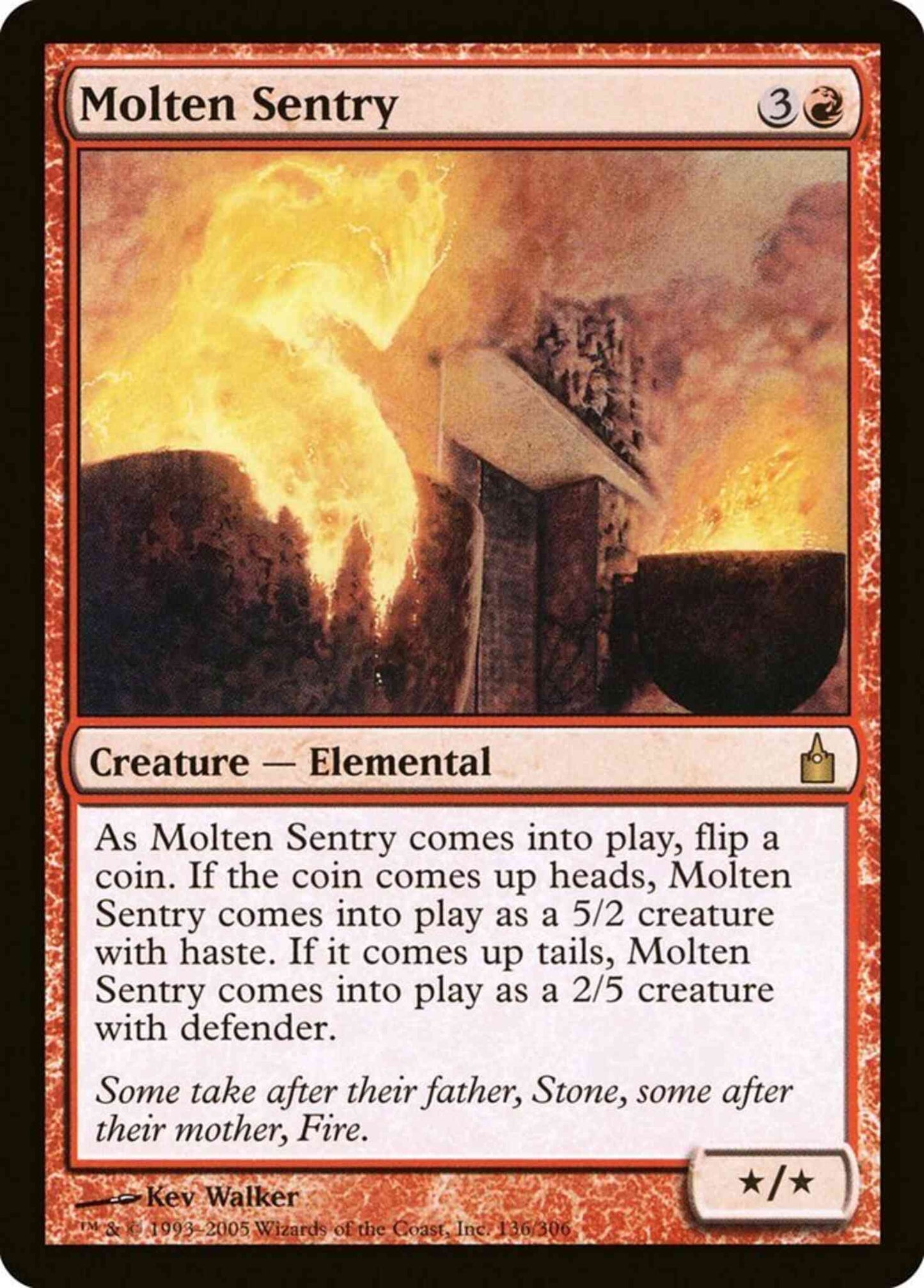Molten Sentry [136] [Ravnica City Of Guilds] [Non-Foil]