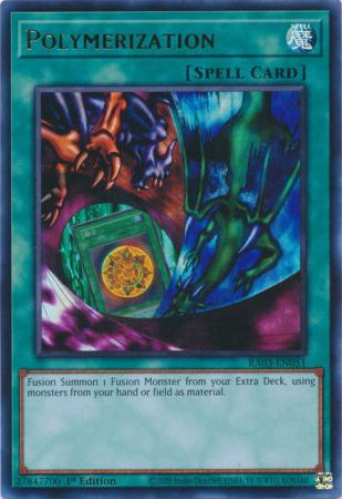 Polymerization - A - Alternate Art - RA03-EN051 - Ultra Rare - 1st Edition