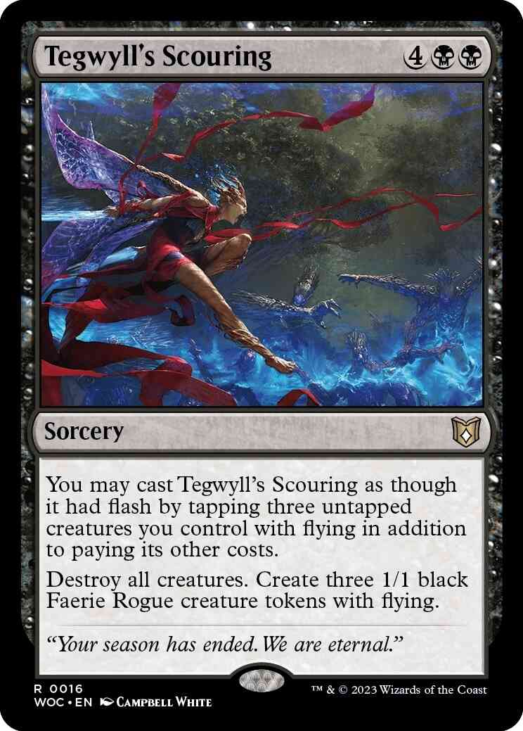 Tegwyll's Scouring [16] [Wilds of Eldraine: Commander] [Non-Foil]