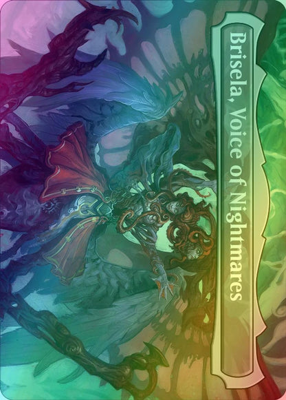 Gisela, the Broken Blade // Brisela, Voice of Nightmares [1335] [Borderless] [Angels: They're Just Like Us] [Secret Lair Drop] [Foil]
