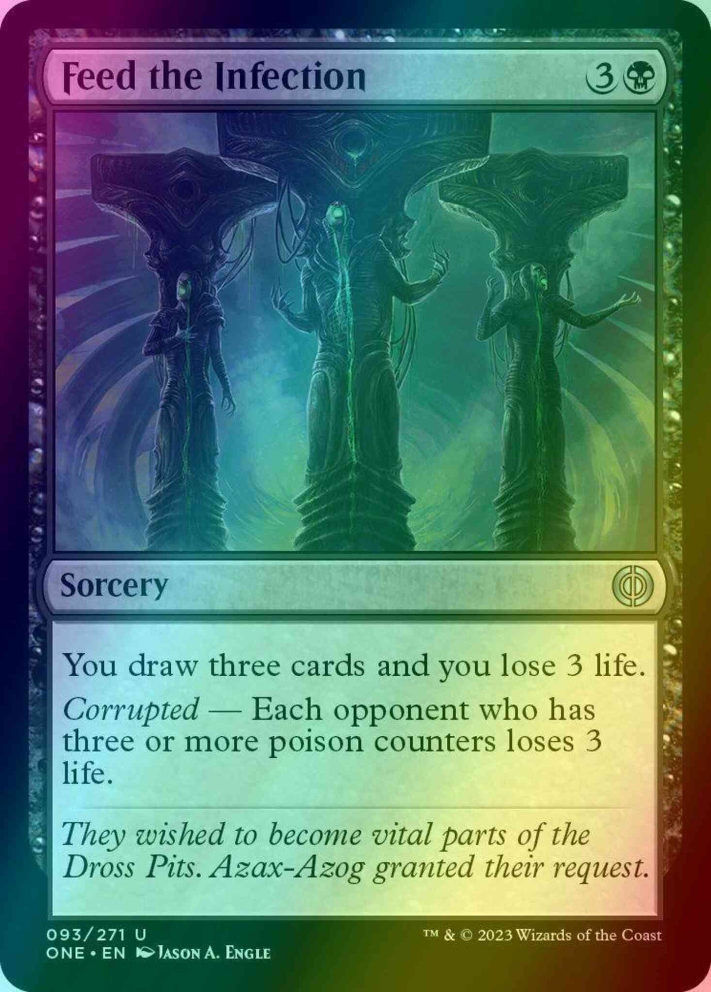 Feed the Infection [93] [Phyrexia: All Will Be One] [Foil]