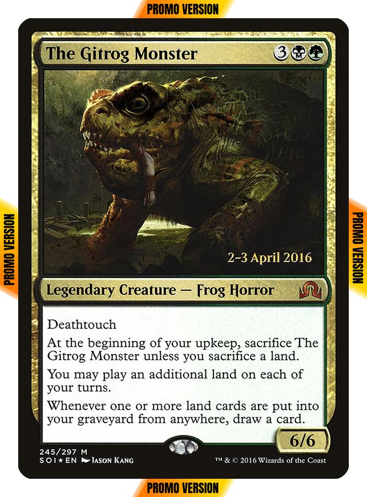 The Gitrog Monster [245s] [Shadows over Innistrad Promos] [Foil]