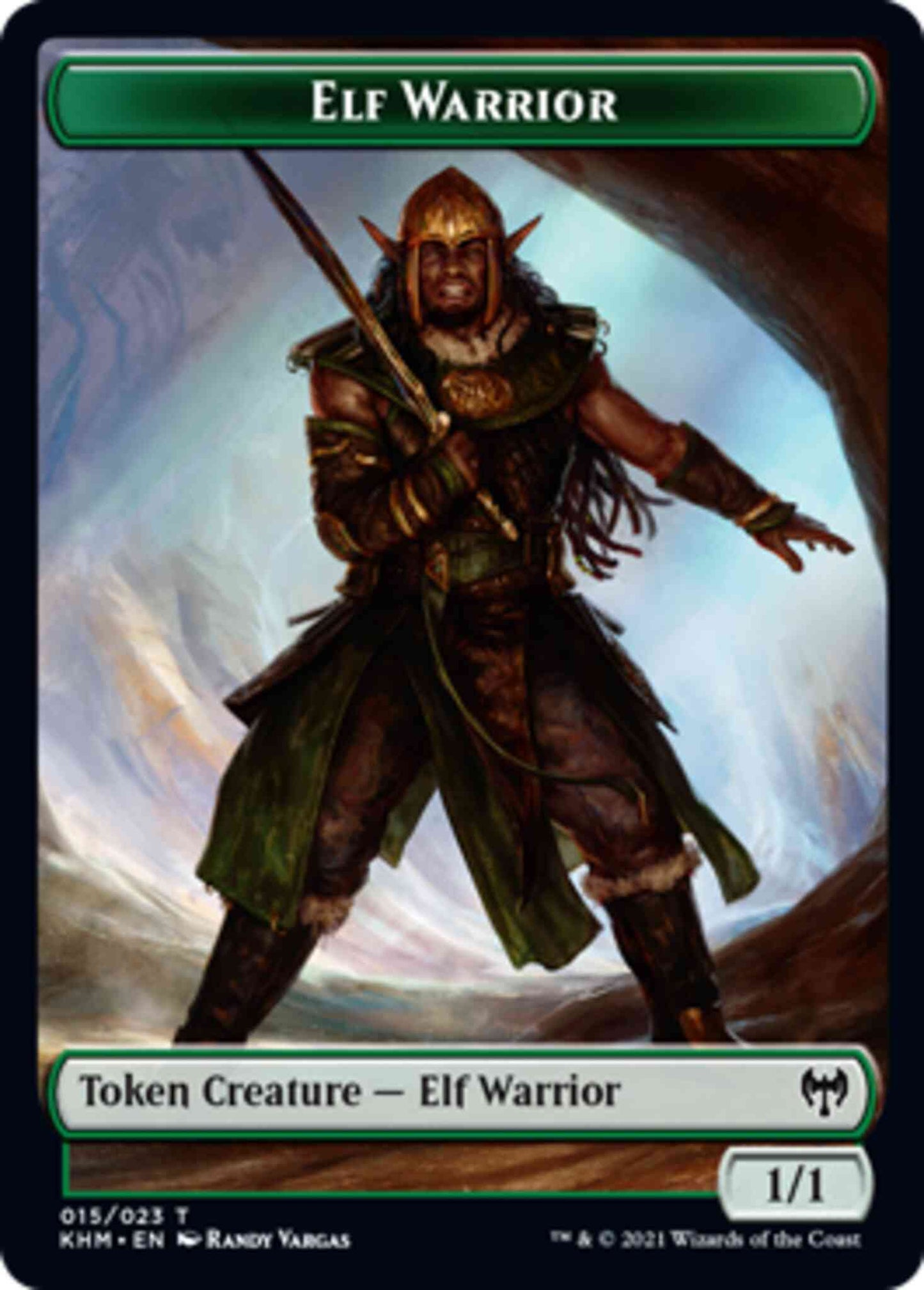 Elf Warrior Token [15] [Kaldheim Tokens] [Non-Foil]