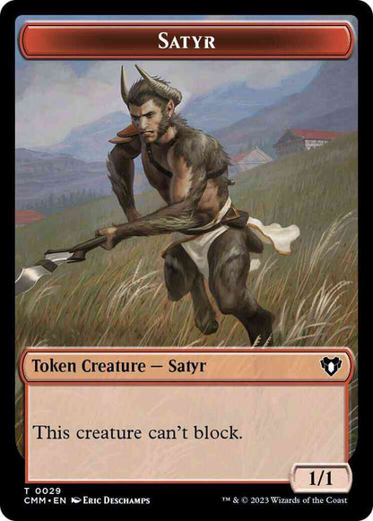 Satyr Token (29) // Spirit Token (10) [Commander Masters: Tokens] [Non-Foil]