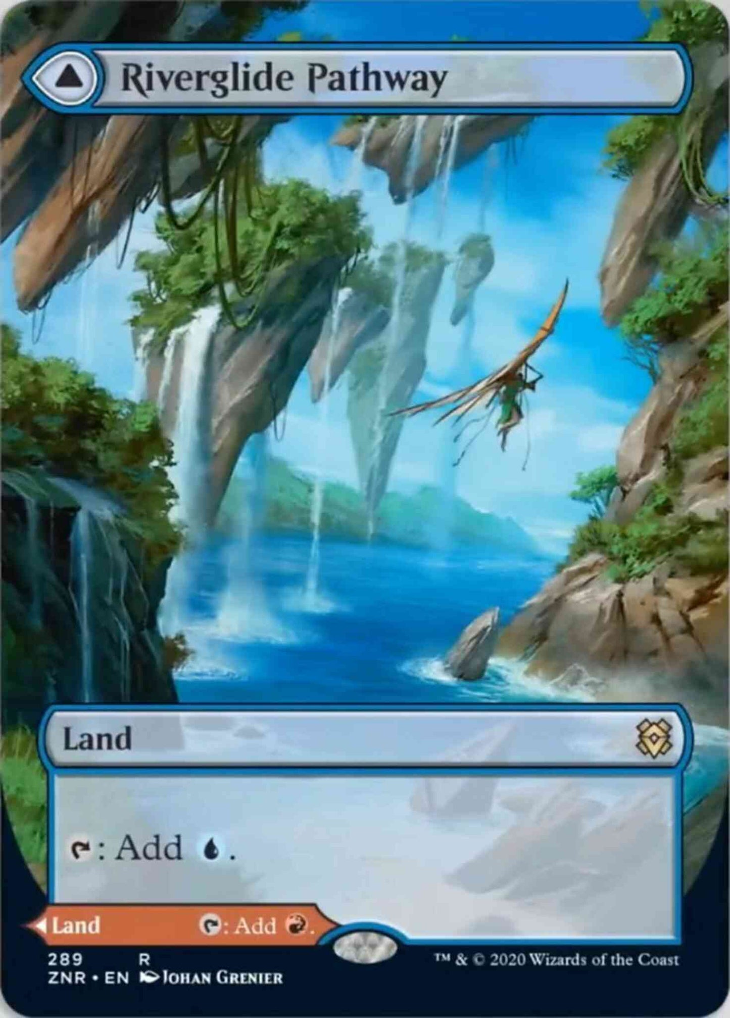 Riverglide Pathway // Lavaglide Pathway [289] [Borderless] [Zendikar Rising] [Non-Foil]