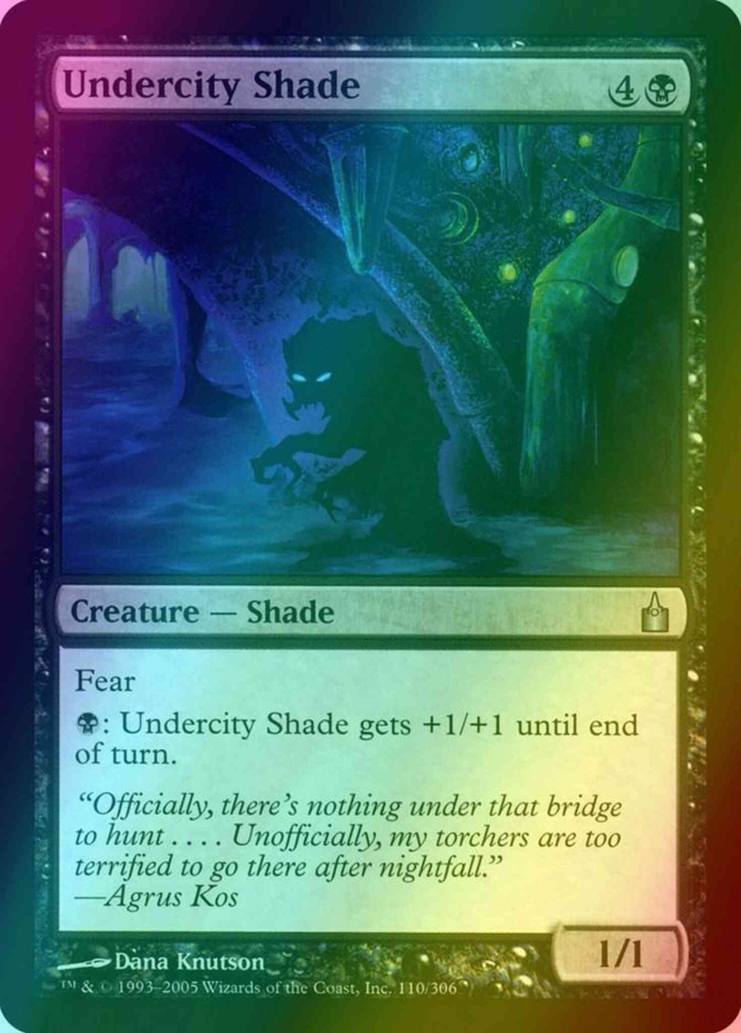 Undercity Shade [110] [Ravnica City Of Guilds] [Foil]