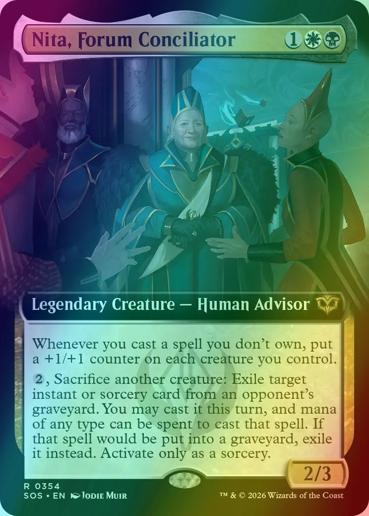 Nita, Forum Conciliator [354] [Extended Art] [Secrets of Strixhaven] [Foil]