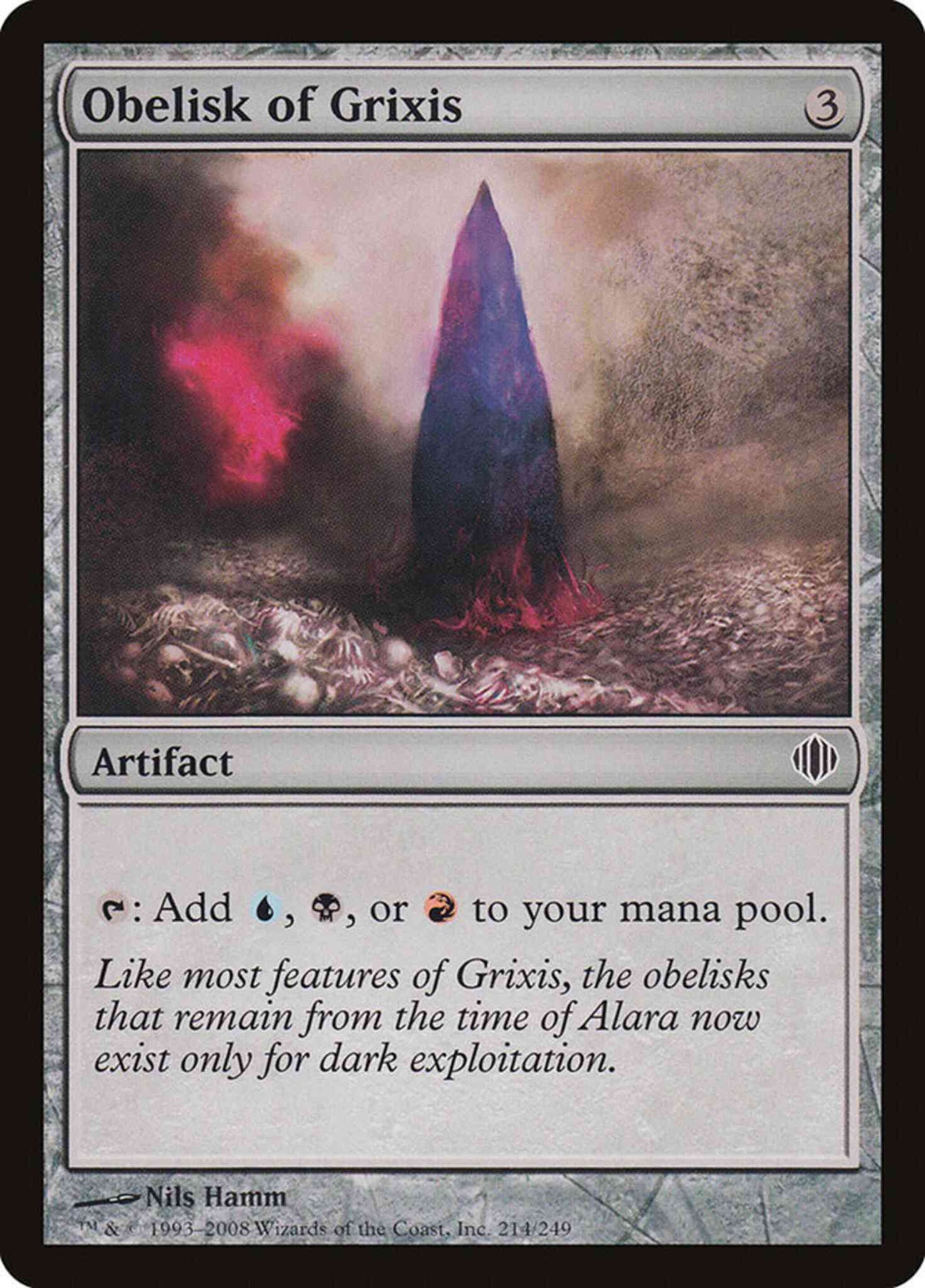 Obelisk of Grixis [214] [Shards Of Alara] [Non-Foil]