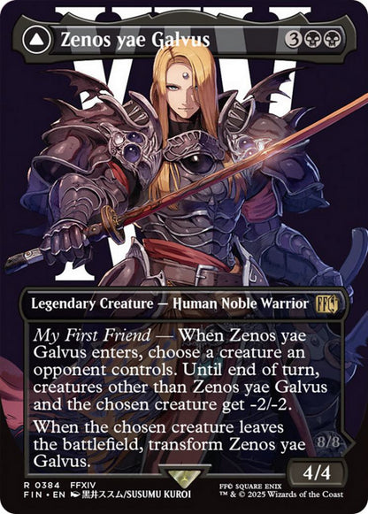 Zenos yae Galvus // Shinryu, Transcendent Rival [384] [Borderless] [Character] [FINAL FANTASY] [Non-Foil]