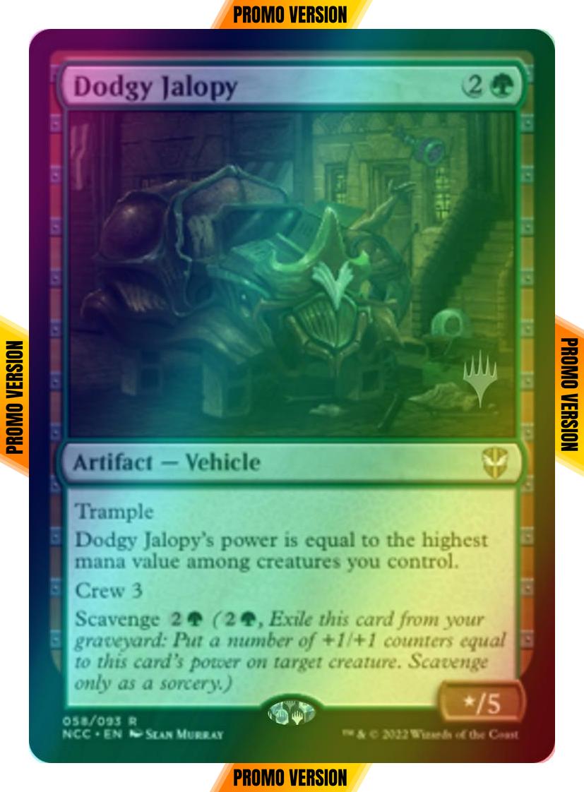 Dodgy Jalopy [Promo Pack] [58p] [Streets of New Capenna: Commander: Promos] [Foil]