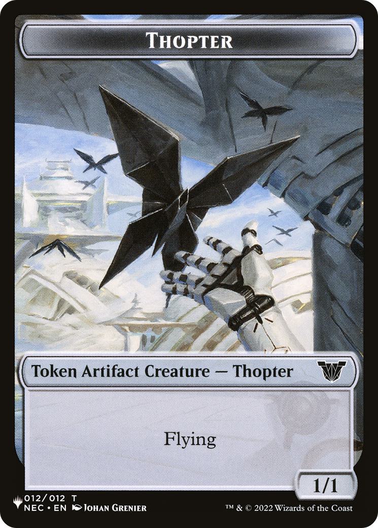 Copy Token (01) // Thopter Token (12) [LCI/NEC Set Symbol] [The List] [Non-Foil]