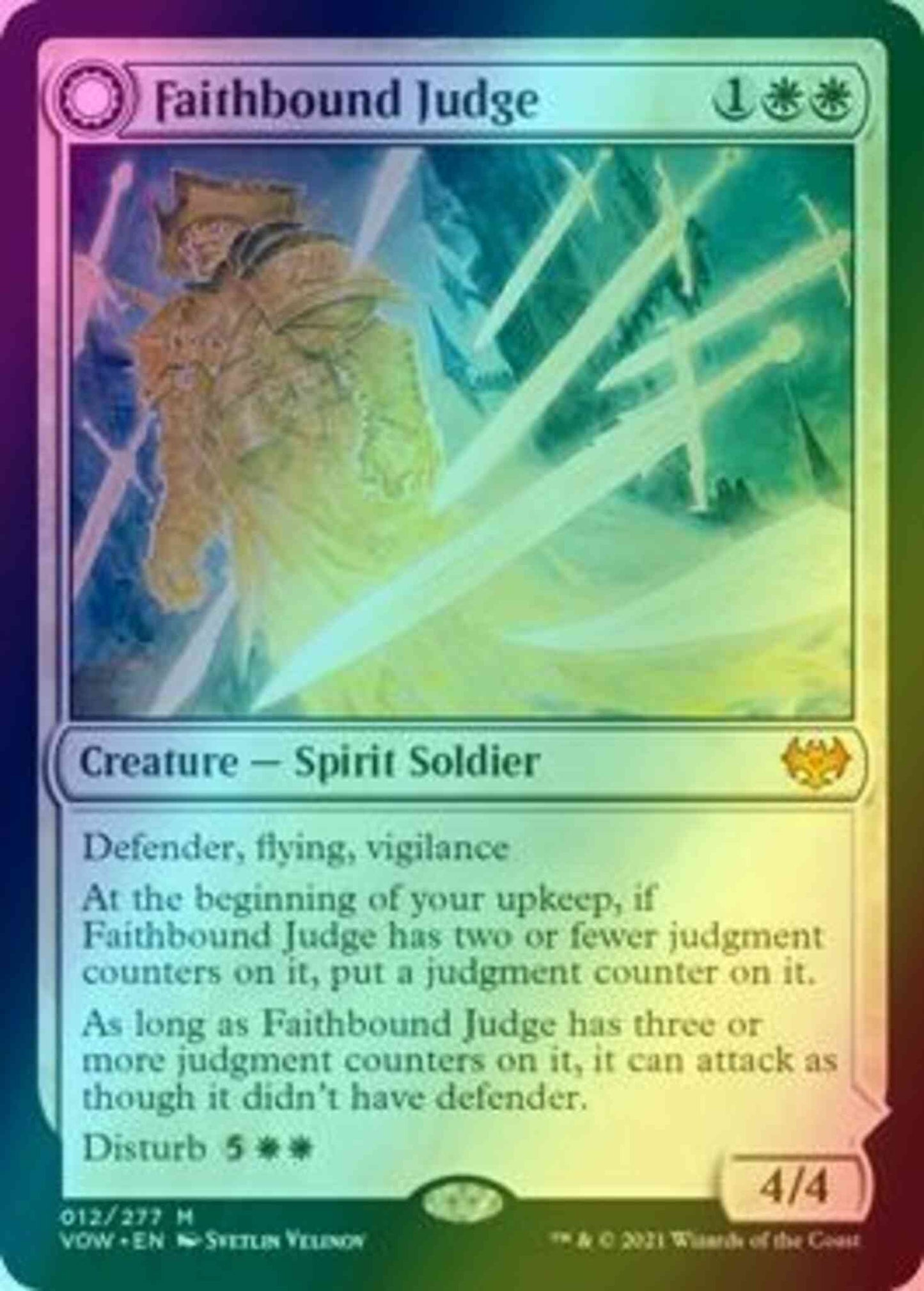 Faithbound Judge // Sinner's Judgment [12] [Innistrad: Crimson Vow] [Foil]