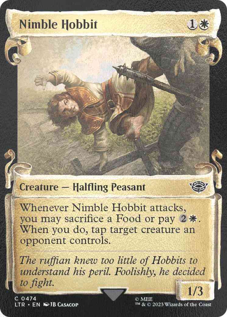 Nimble Hobbit [474] [Scrolls Showcase] [The Lord of the Rings: Tales of Middle-earth] [Silver Foil]