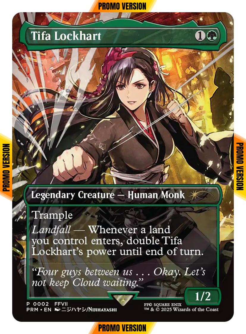 Tifa Lockhart [9] [Borderless] [FFVII] [MagicFest 2025] [Non-Foil]