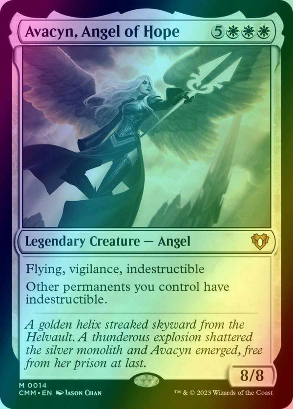 Avacyn, Angel of Hope [14] [Commander Masters] [Foil]