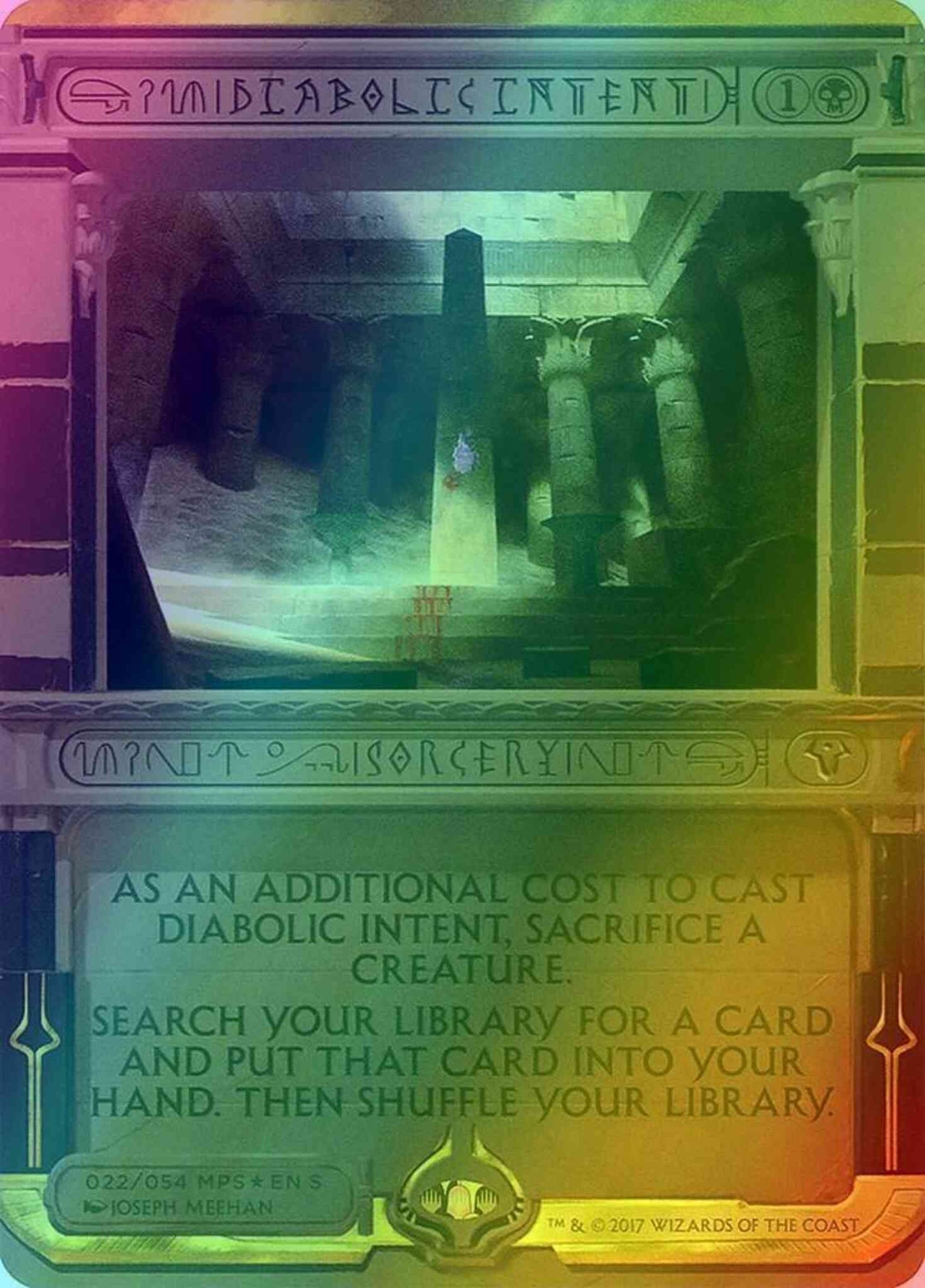 Diabolic Intent [22] [Masterpiece Series] [Amonkhet Invocations] [Foil]