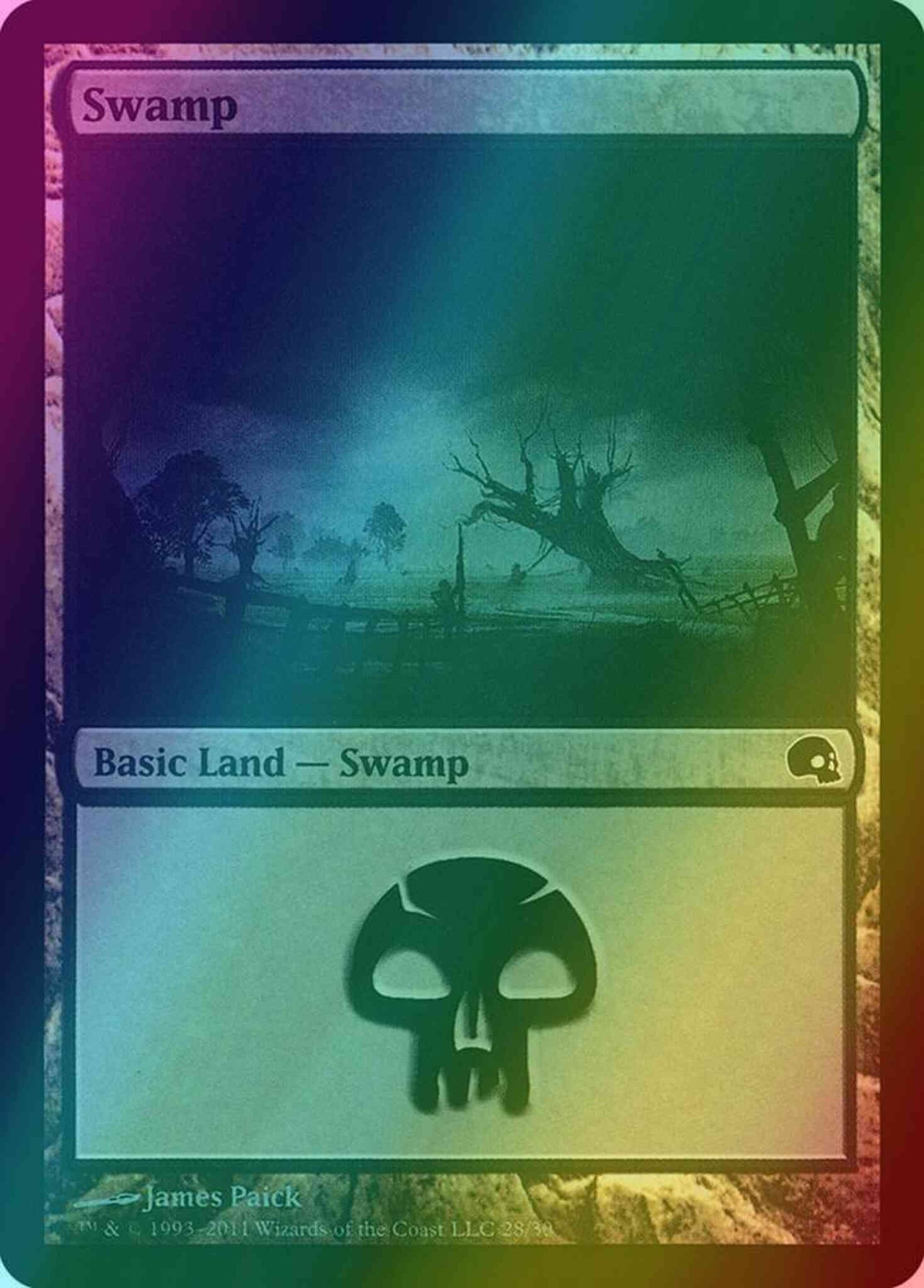 Swamp [28] [Premium Deck Series: Graveborn] [Foil]