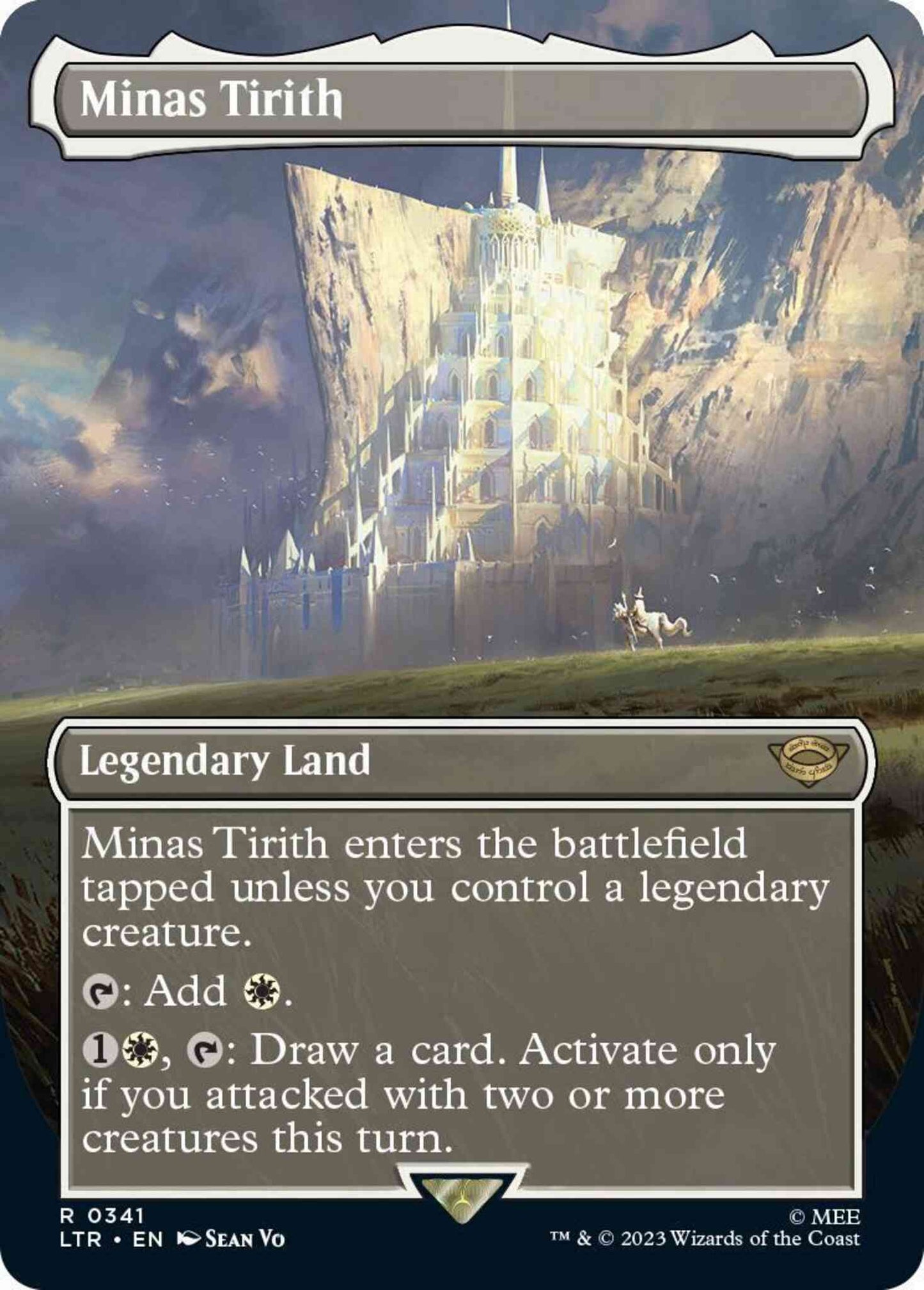 Minas Tirith [341] [Borderless] [The Lord of the Rings: Tales of Middle-earth] [Non-Foil]