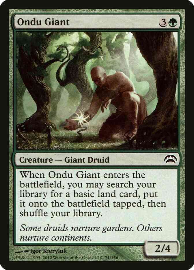 Ondu Giant [71] [Planechase 2012] [Non-Foil]