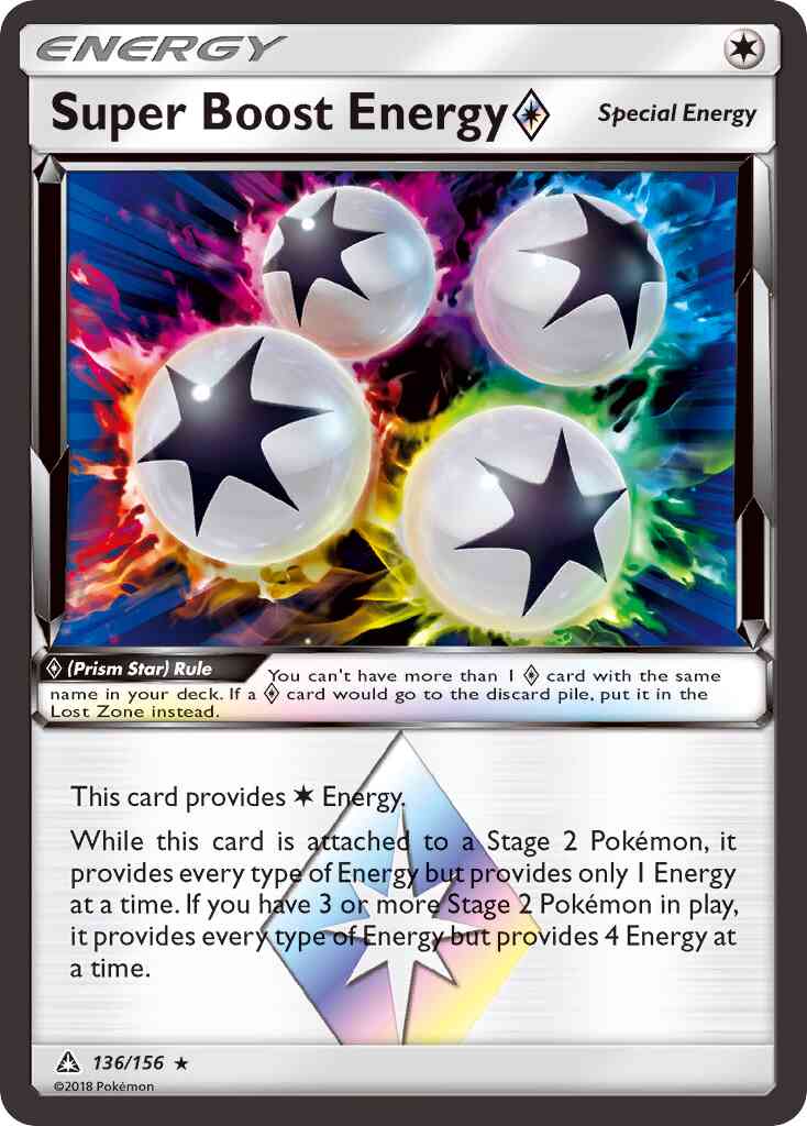 Super Boost Energy ◇ - 136/156 - Rare Holo [sm5-136] [Holo]