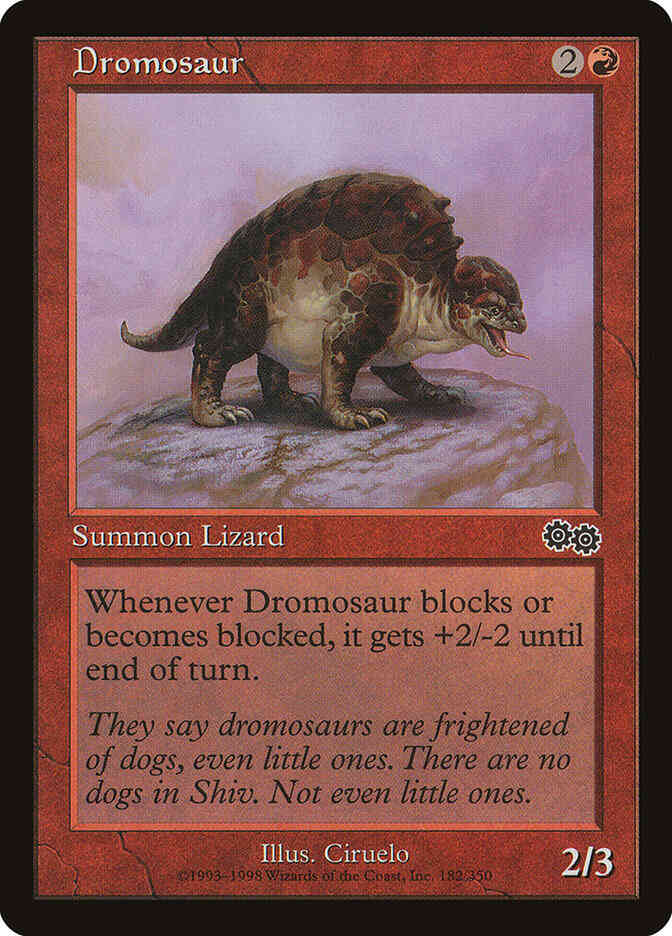 Dromosaur [182] [Urza's Saga] [Non-Foil]