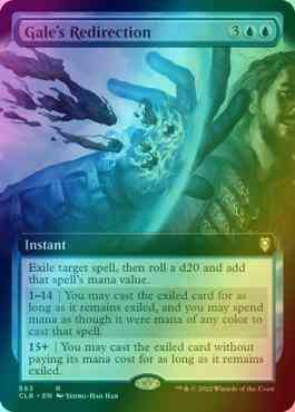 Gale's Redirection [563] [Extended Art] [Commander Legends: Battle for Baldur's Gate] [Foil]