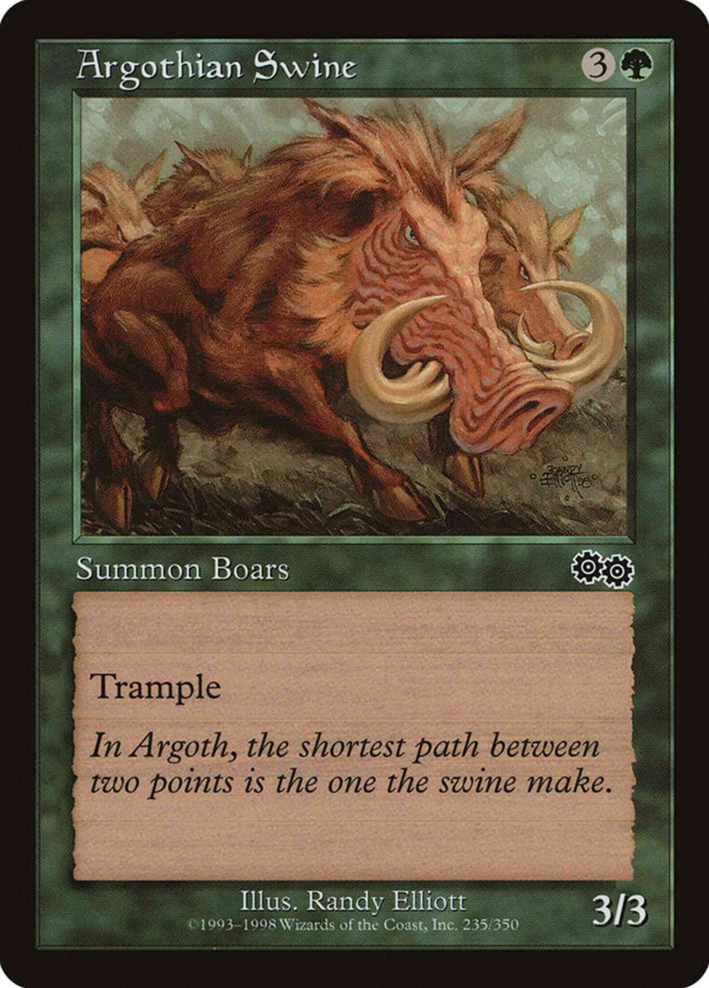 Argothian Swine [235] [Urza's Saga] [Non-Foil]