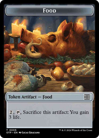 Food Token (05) // Plot Token (20) [Breaking News: Tokens] [Non-Foil]