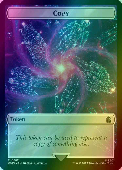 Copy Token (01) // Mutant Token (18) [Universes Beyond: Doctor Who: Tokens] [Foil]