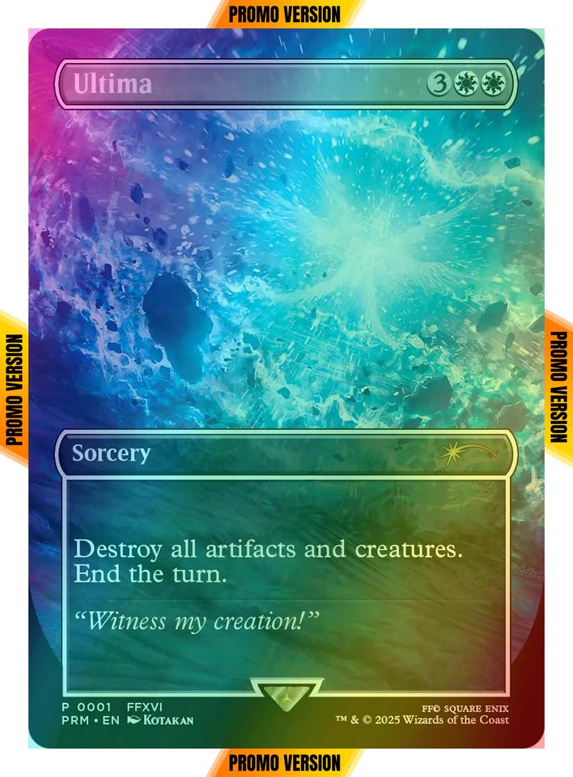 Ultima [1] [Borderless] [FFXVI] [FIN Standard Showdown] [Foil]