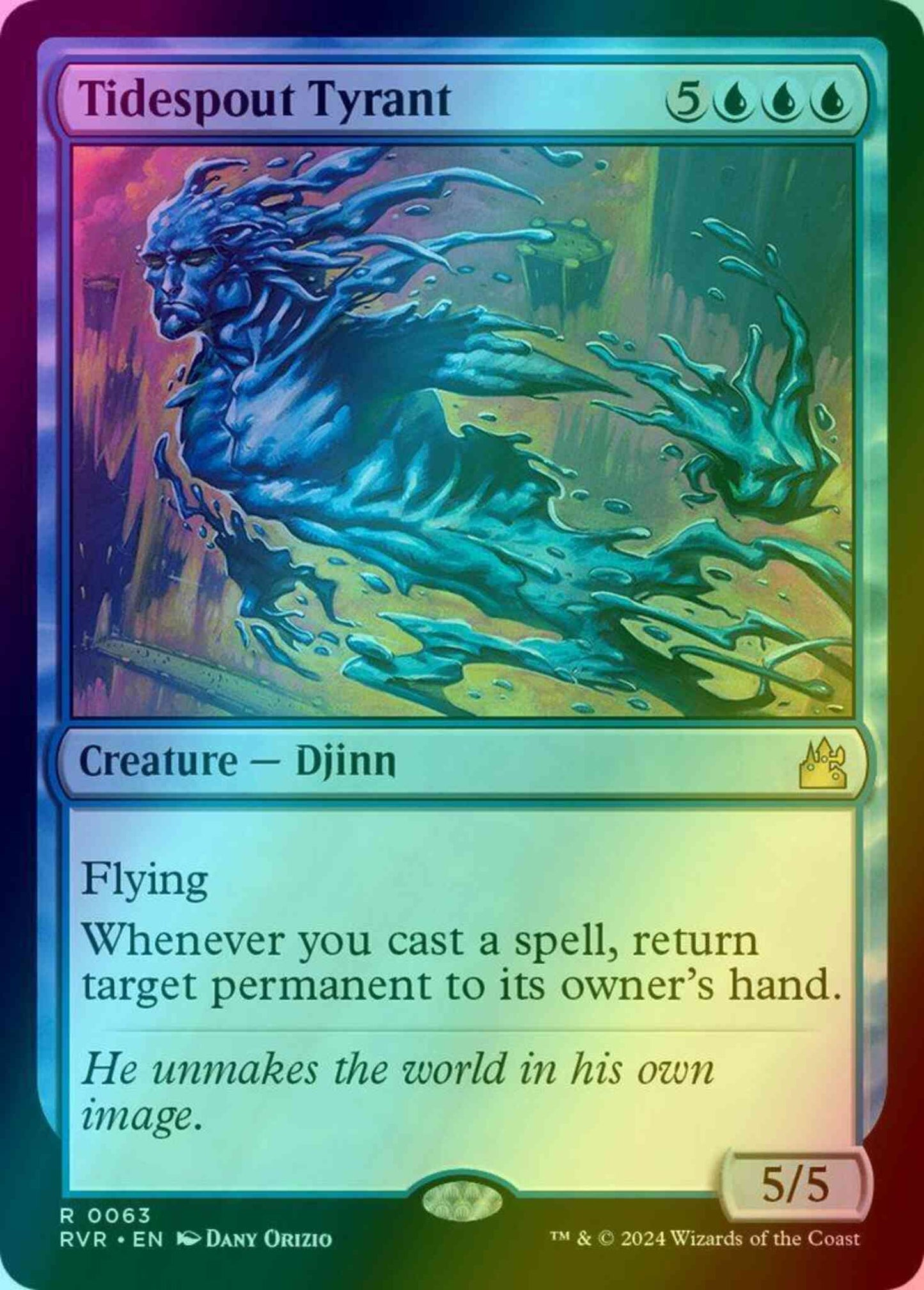 Tidespout Tyrant [63] [Ravnica Remastered] [Foil]