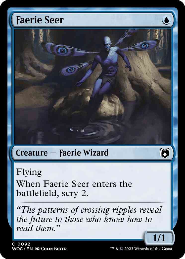 Faerie Seer [92] [Wilds of Eldraine: Commander] [Non-Foil]