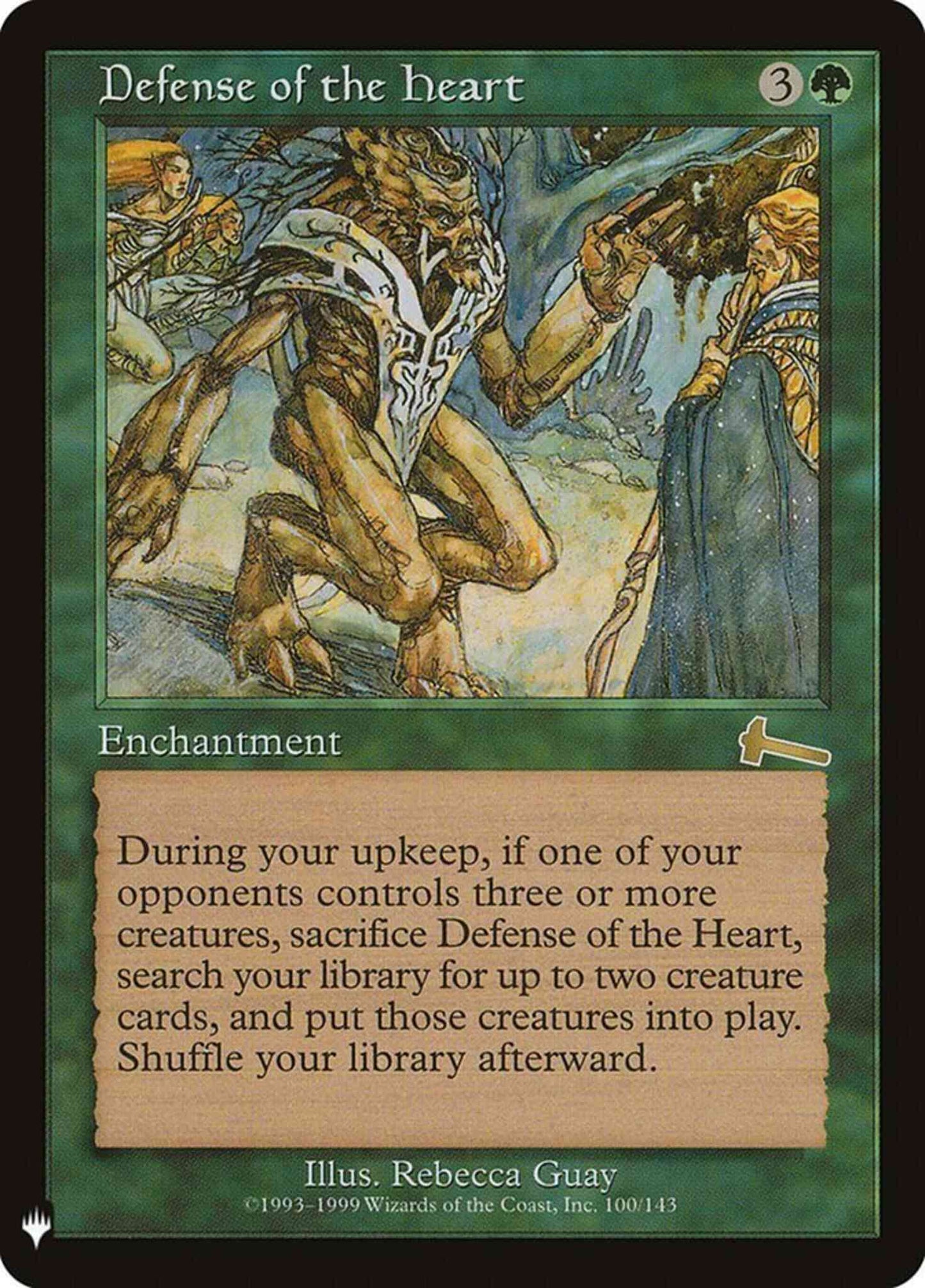 Defense of the Heart [ULG-100] [The List] [Non-Foil]