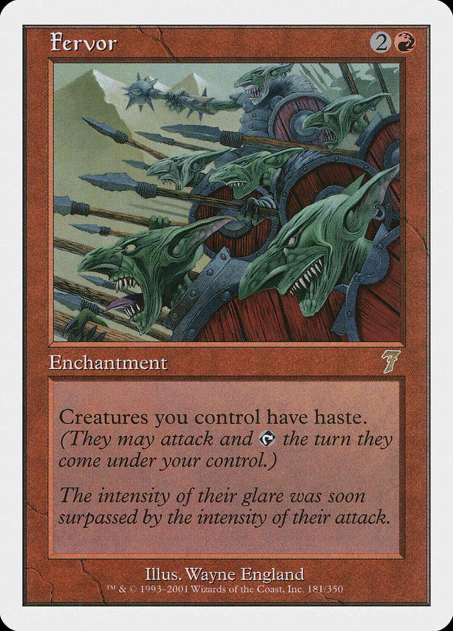 Fervor [181] [Seventh Edition] [Non-Foil]