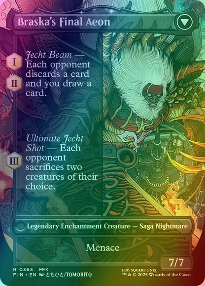 Jecht, Reluctant Guardian // Braska's Final Aeon [363] [Borderless] [FINAL FANTASY] [Foil]