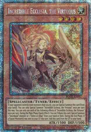 Incredible Ecclesia, the Virtuous - BODE-EN007 - Starlight Rare - 1st Edition