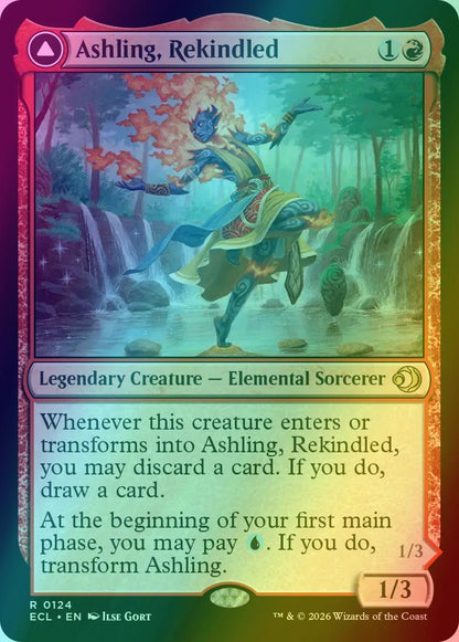 Ashling, Rekindled // Ashling, Rimebound [124] [Lorwyn Eclipsed] [Foil]