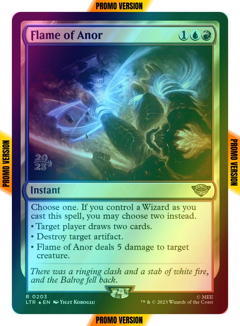 Flame of Anor [203s] [Prerelease] [The Lord of the Rings: Tales of Middle-earth: Promos] [Foil]