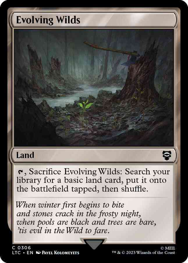 Evolving Wilds [306] [The Lord of the Rings: Tales of Middle-earth: Commander] [Non-Foil]